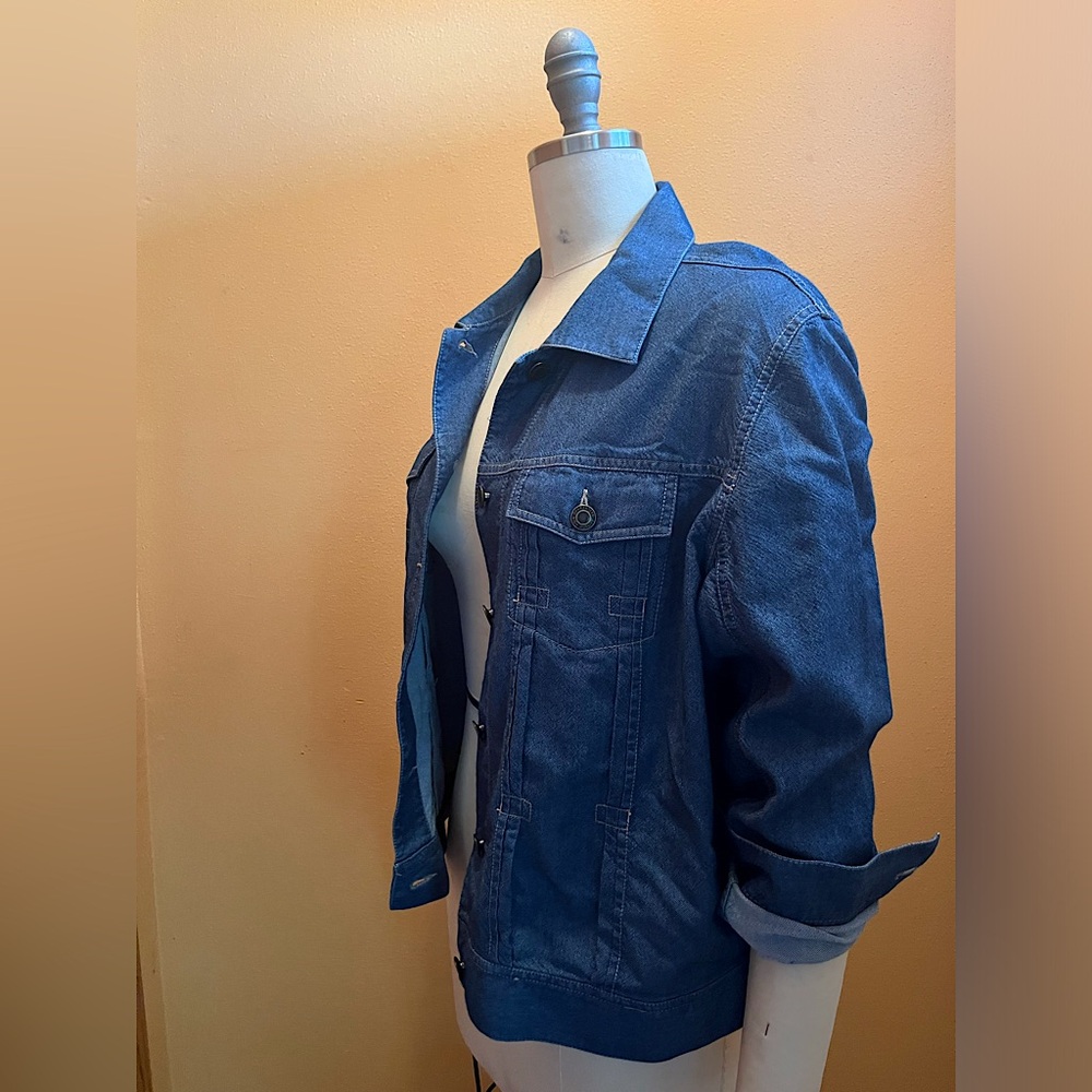 Winter Silks Silk Denim Jacket